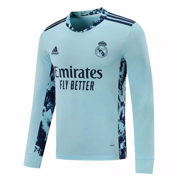 Tailandia Camiseta Real Madrid 1ª ML 2020/21 Azul